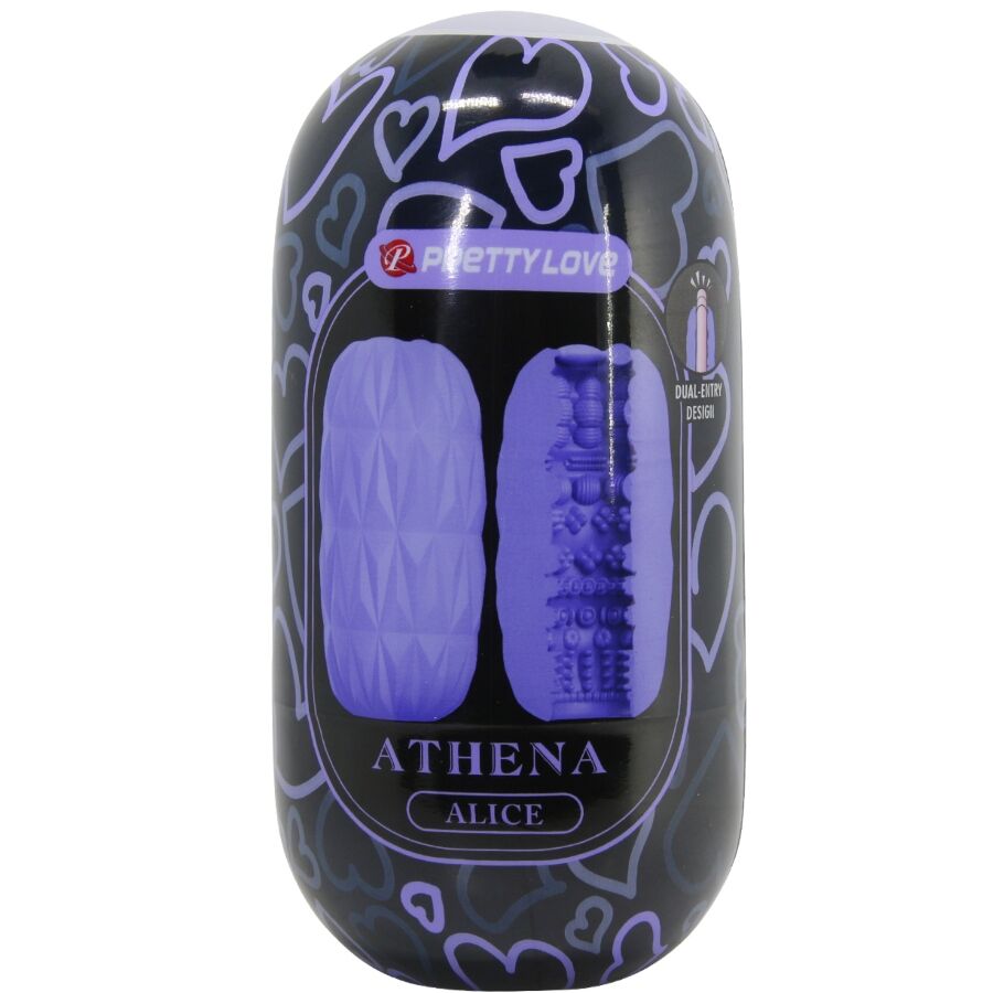 PRETTY LOVE - ATHENA ALICE MASTURBADOR MASCULINO MORADO