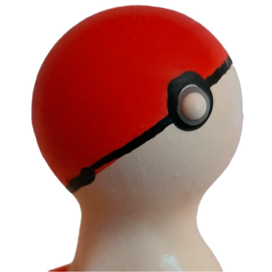 CONDOMERIE - PRESERVATIVO DECORATIVO PINTADO A MANO POKEBOLA ROJO-BLANCO