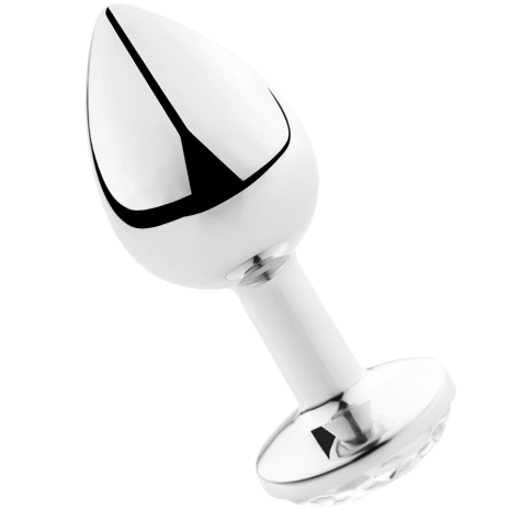 SECRETPLAY - TRANSPARENT ANAL PLUG L  oranblu