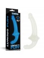 Dildo doble Lumino Play Luz Azul 105