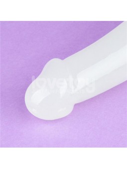 Dildo doble Lumino Play Luz Azul 105