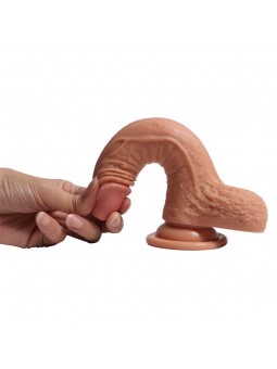 Dildo Silicona Doble Densidad Crowley 18 cm