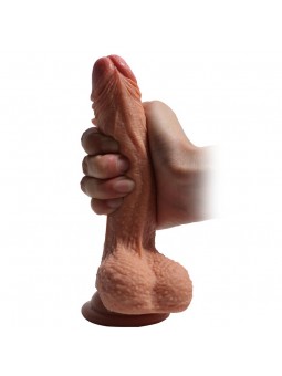 Dildo Silicona Doble Densidad Crowley 18 cm