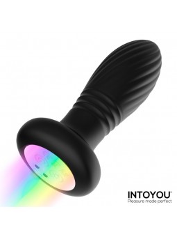 Tainy Plug Anal con Thrusting y Luces Led con Control Remoto