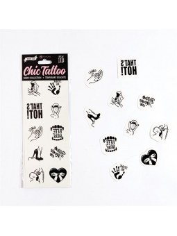 Set de 10 Tattoos Temporales Kinky Collection