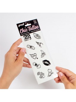 Set de 10 Tattoos Temporales Candy Collection