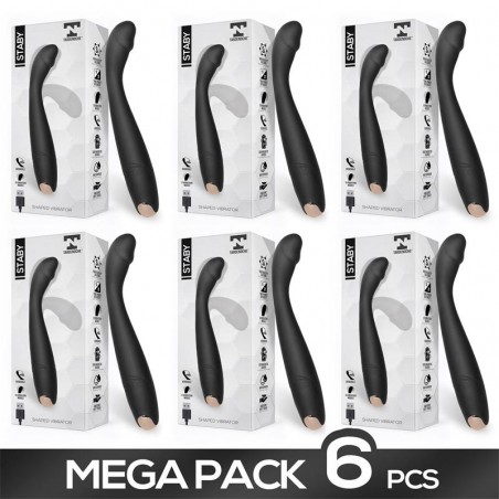 Pack de 6 Staby Vibrador Flexible Bendable