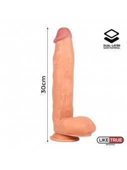 Dildo Realista Dual Layer Retractil 12