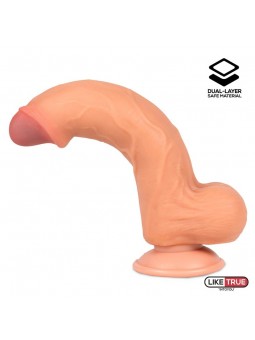 Dildo Realista Dual Layer Retractil 87