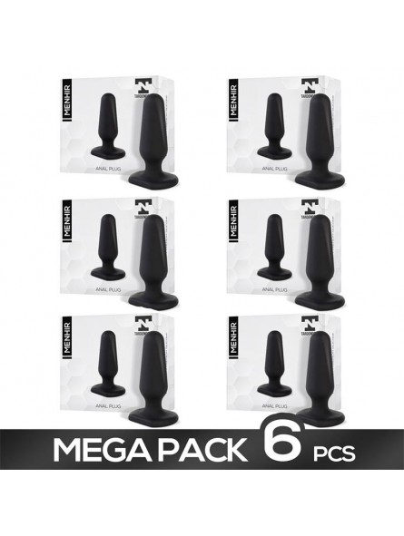 Pack de 6 Menhir Plug Anal