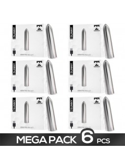 Pack de 6 Sunny Bala Vibradora Recargable por USB