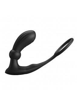 Warren Plug Anal y Anillo para el Pene con Vibracion y Pulsacion a Control Remoto