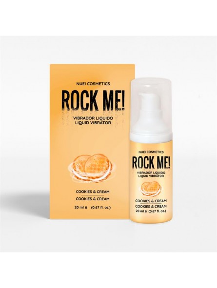 Rock Me Vibrador Liquido Cookies and Cream 20 ml