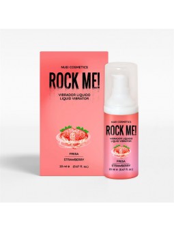 Rock Me Vibrador Liquido Fresa 20 ml