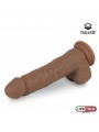 Dildo Realista Silicona Liquida Dual Layer 825 Bronceado