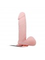 Dildo con Vibracion y Rotacion con Control Remoto