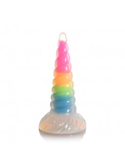 Dildo Luminiscente Rainbow Brilla en la Oscuridad