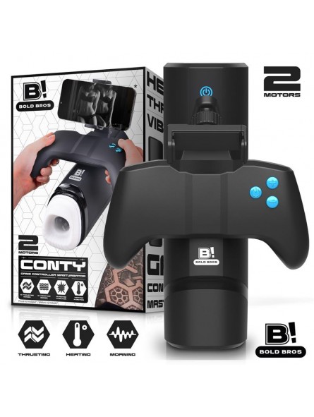 Conty Masturbador con Thrusting Vibracion y Calor Game Controller