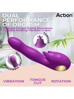 Toka Vibrador con Oscilacion 360º y Lengua Estimuladora