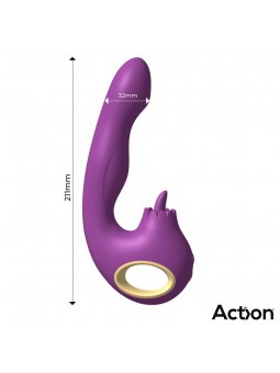 Toka Vibrador con Oscilacion 360º y Lengua Estimuladora