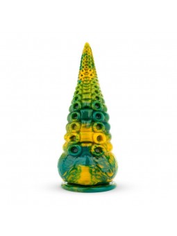 Dildo Tentacle Delight Verde y Amarillo 224 cm 88