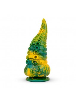 Dildo Tentacle Delight Verde y Amarillo 224 cm 88