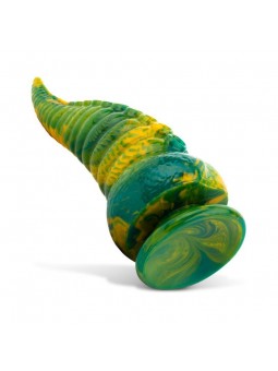 Dildo Tentacle Delight Verde y Amarillo 224 cm 88