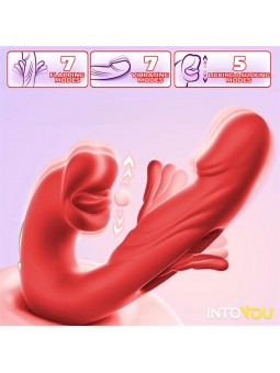 Mouty Vibrador con Funcion de Mordisqueo y Flipping con App