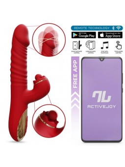 Ascen Vibrador con Thrusting y Waving y APP USB Magnetico