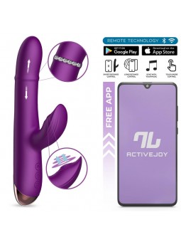 Sendel Vibrador con Anillo de Bolas Internas Up and Down y Pulsacion con App