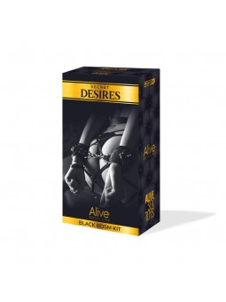 Secret Desires Black Kit de 8 Piezas BDSM