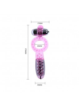 Anillo Vibrador Doble Couple Collection Rosa