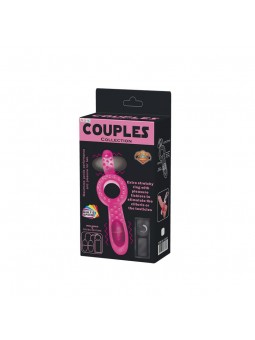 Anillo Vibrador Doble Couple Collection Rosa