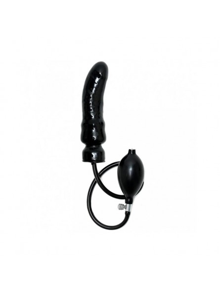 Dildo Inflable Latex Negro