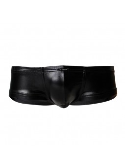 C4M10 Boxers Tipo Shorts Leatherette Negro