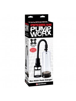 Pump Worx Alargador de Pene Max Width Color Negro
