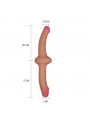 Dildo Doble 125 Silicona Liquida Natural