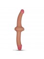 Dildo Doble 125 Silicona Liquida Natural