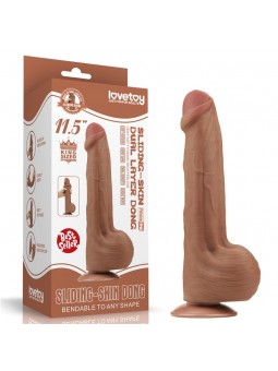 Dildo Dual Density Piel Desizante 115