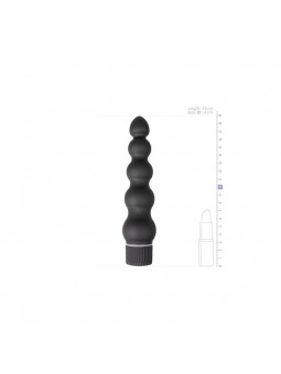 Vibrador anal Black Magic 15 cm Negro