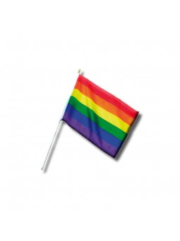 Banderin Pequeno con Bandera LGBT 30 cm