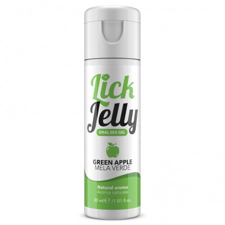 Lick Jelly Lubricante Comestible Base de Agua Manzana Verde 30 ml