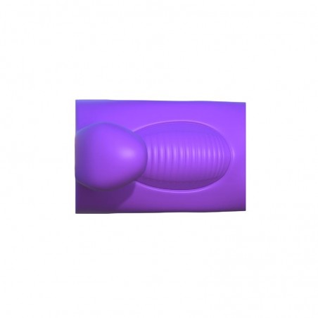 Fantasy C Ringz Anillo Vibrador para Parejas Ultimate Cage Purpura