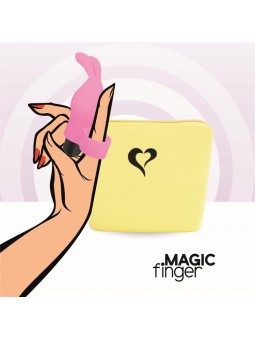 Magic Finger Vibrador para el Dedo Rosa