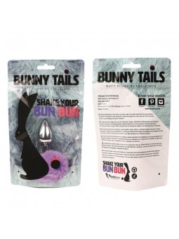 Bunny Tail Plug Anal con Cola Purpura