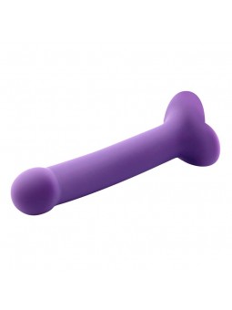 Bouncy Dildo Silicone Flexible Hiper Flexible 75 19 cm Talla L Purpura