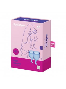 Copas Menstruales Feel Secure Dark Blue Pack de 2