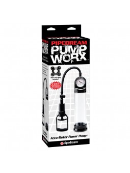 Pump Worx Succionador Accu Meter Color Negro