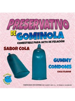 Preservativo de Gominola Sabor Cola