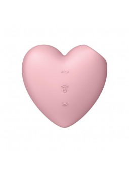 Cutie Heart Succionador de Clitoris y Vibracion Rosa